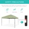 Best Choice Products 10x10ft Easy Setup Pop Up Canopy w/ 1-Button Setup, Wheeled Case, 4 Weight Bags